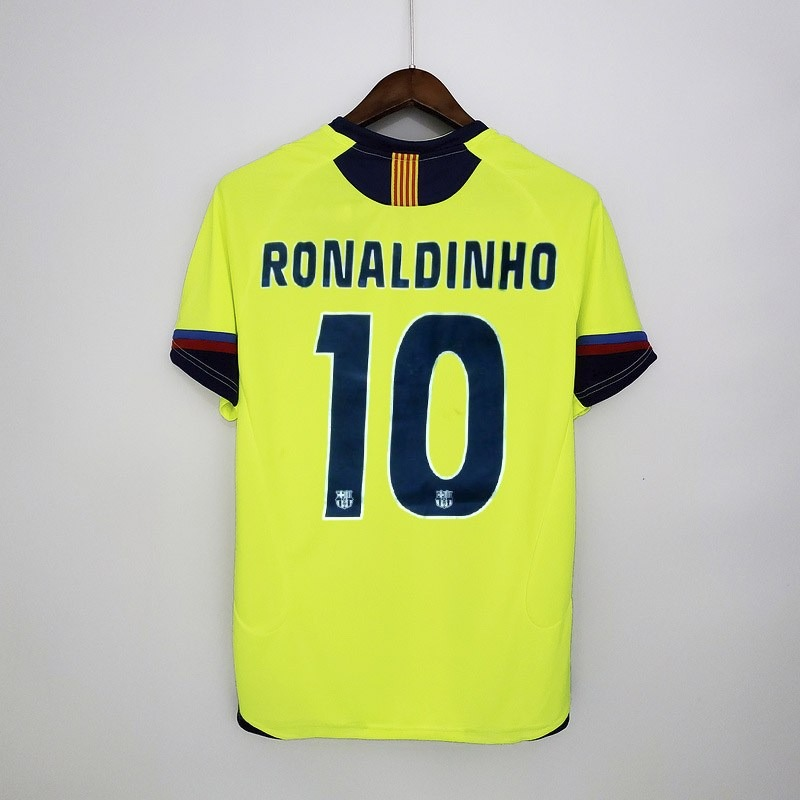 Camisa Retrô Barcelona II 2005/2006 - Ronaldinho