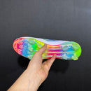 Chuteita  Adidas F50 Elite Laceless - Campo - Branca/Azul/Verde