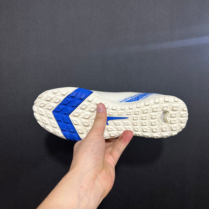 Chuteira Nike Air Zoom Mercurial Vapor 16 Elite - Branca/Azul