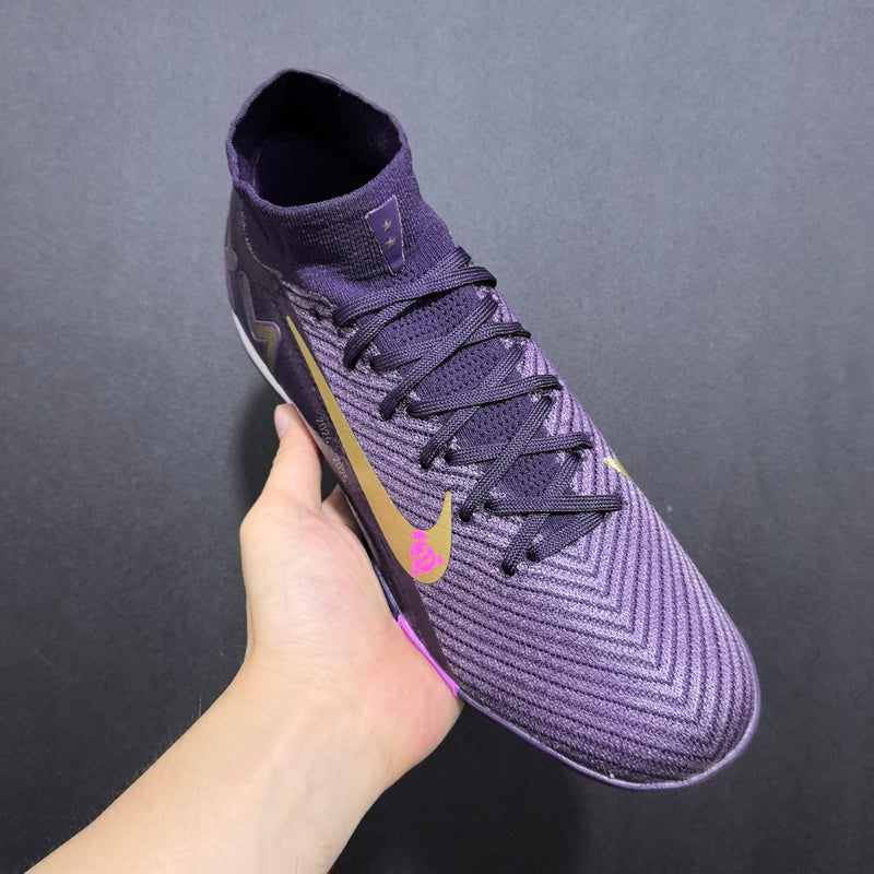Chuteira Nike Air Zoom Mercurial Superfly 10 Kylian Mbappé - Roxa