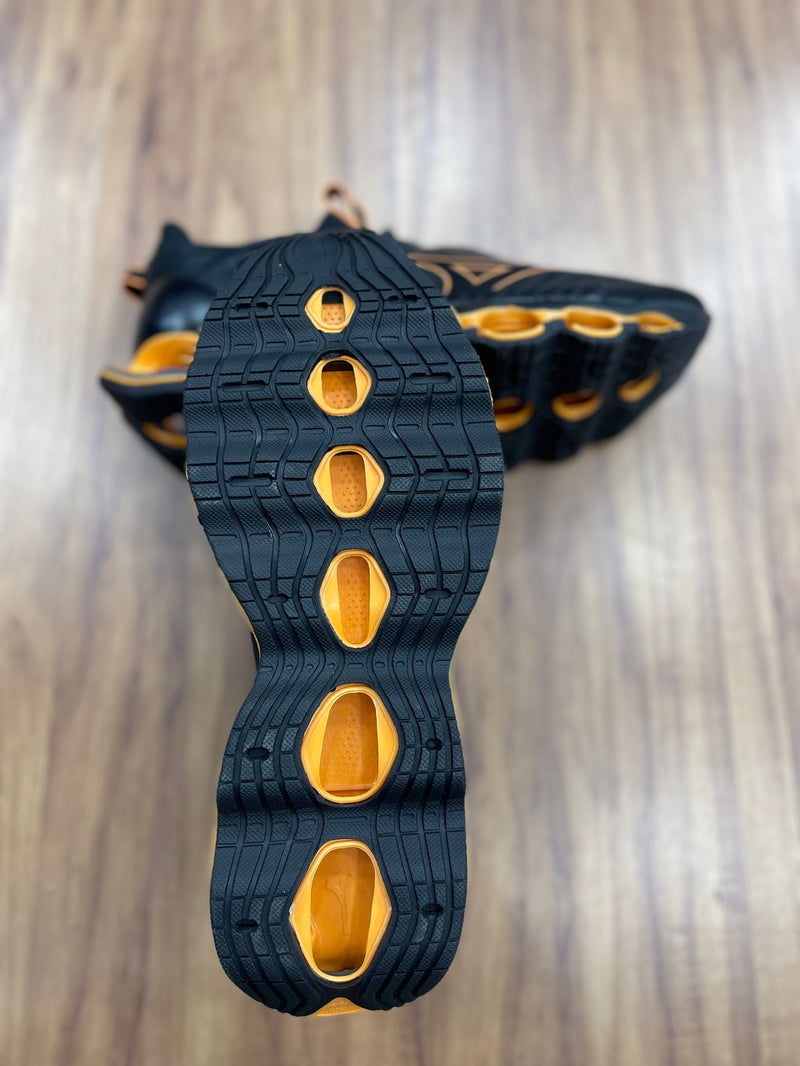 Mizuno Pro 14 - Preto/Laranja