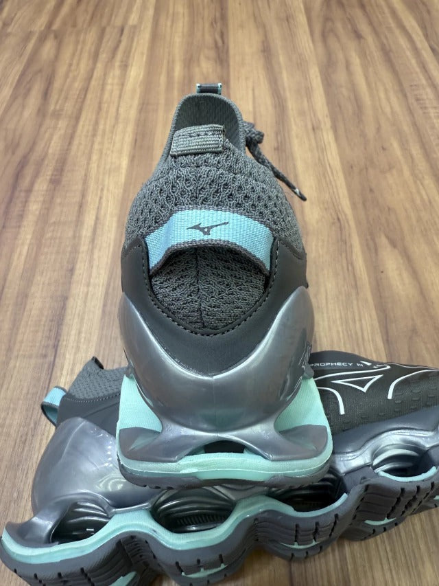Mizuno Pro 14 - Cinza/Verde agua