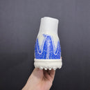 Chuteira Nike Air Zoom Mercurial Superfly 10 - Branco/Azul