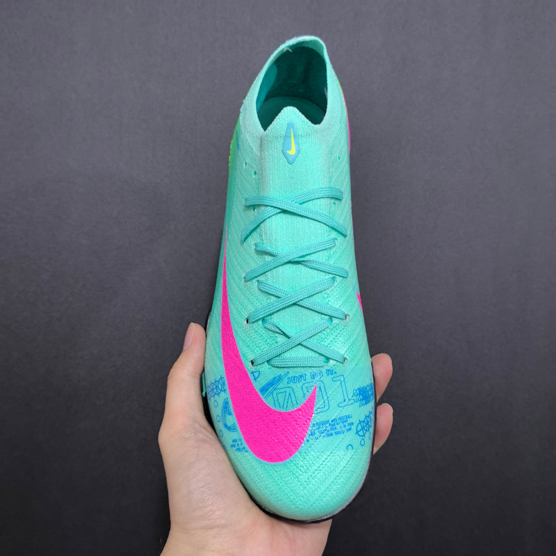 Chuteira Nike Mercurial Vapor 16 Elite - Verde Água/Rosa