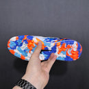 Chuteira Nike Air Zoom Mercurial Superfly 8 - Branca/Preto/Azul/Laranja