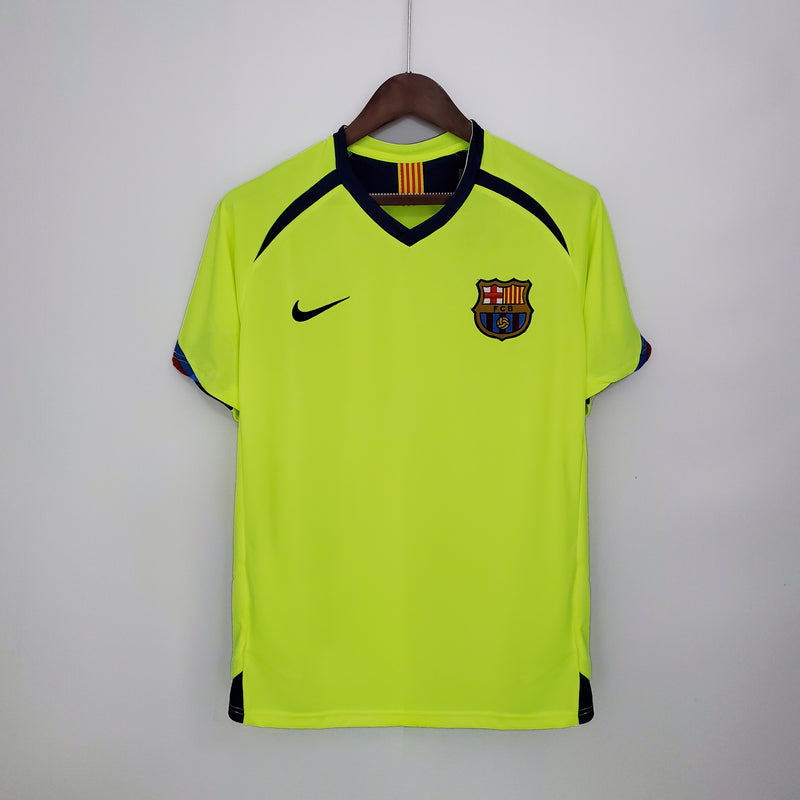 Camisa Retrô Barcelona II 2005/2006 - Ronaldinho